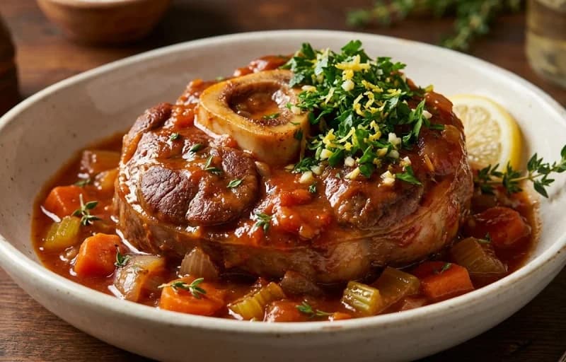 Osso Buco, Saffron Risotto and Gremolata - Recipe 1
