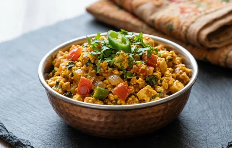 Paneer Bhurji with Multigrain Roti - Recipe 1
