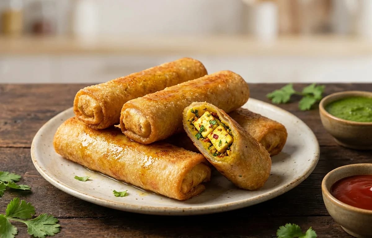 Paneer Bread Roll