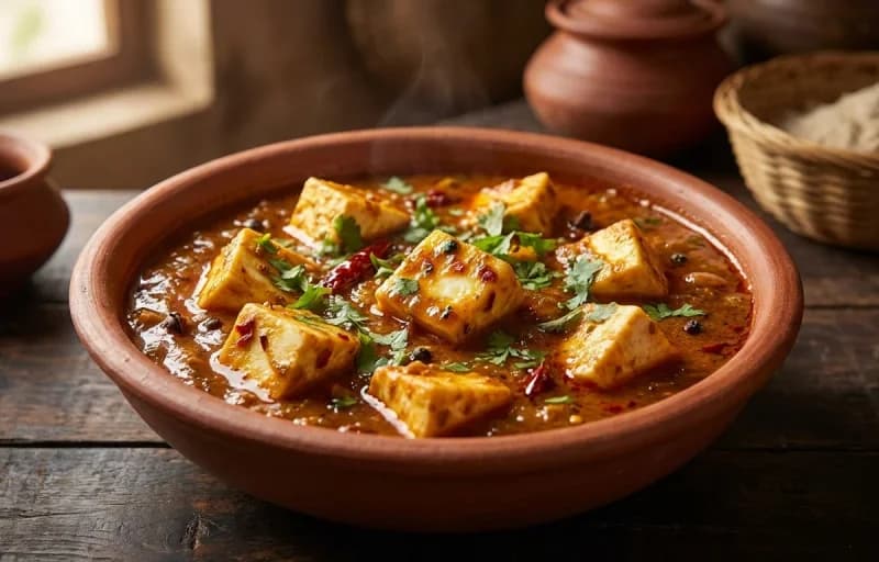 Paneer Vindaloo with Ladi Pav - Recipe 1