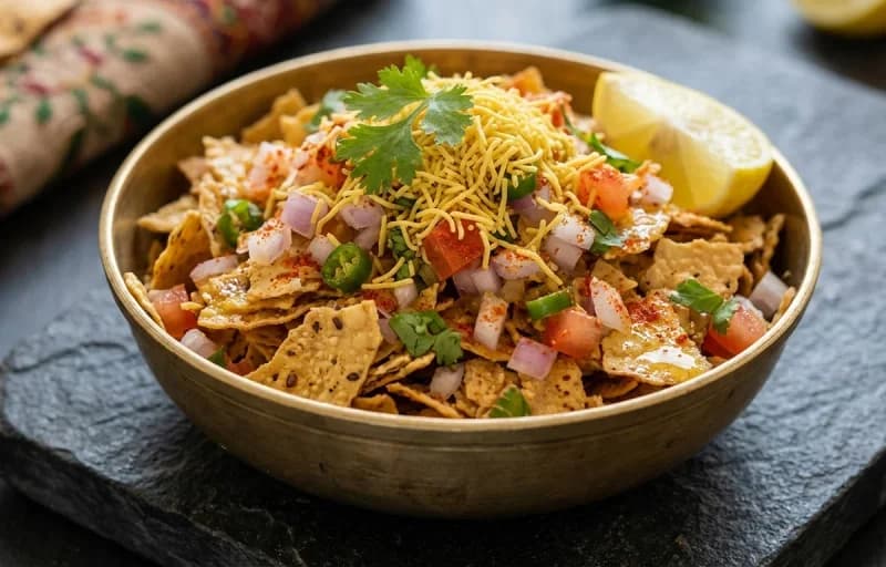 Anda Bhurji with Papad Churi - Recipe 2