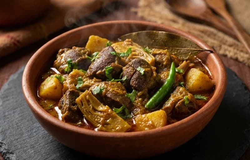 Paro Mangxo Koldil, Joha Rice and Papaya Khar - Recipe 1