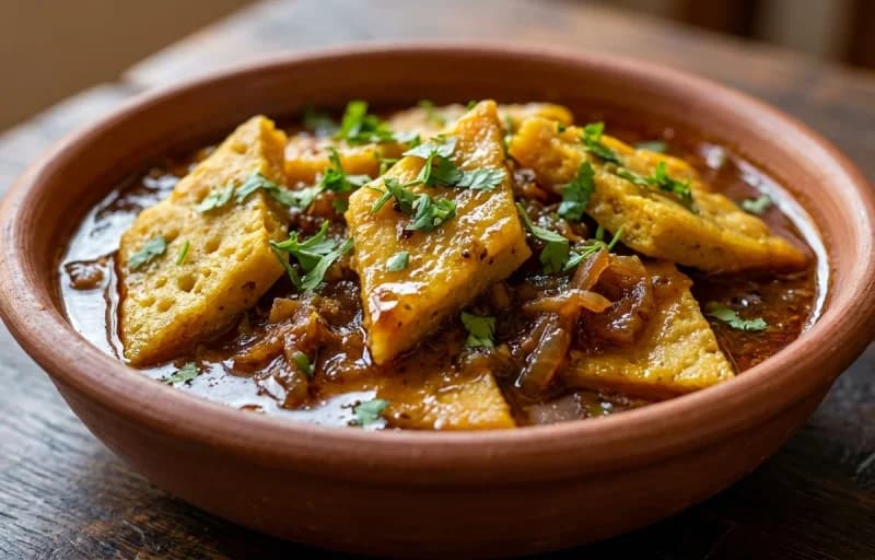 Patodi Rassa Bhaji with Chapati - Recipe 1