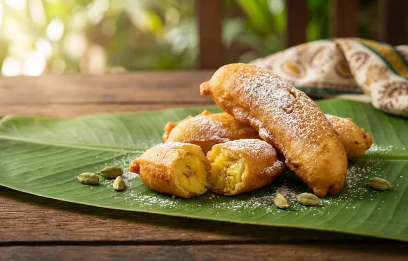 Kerala Puttu, Pazham Pori and Chashni - Recipe 2