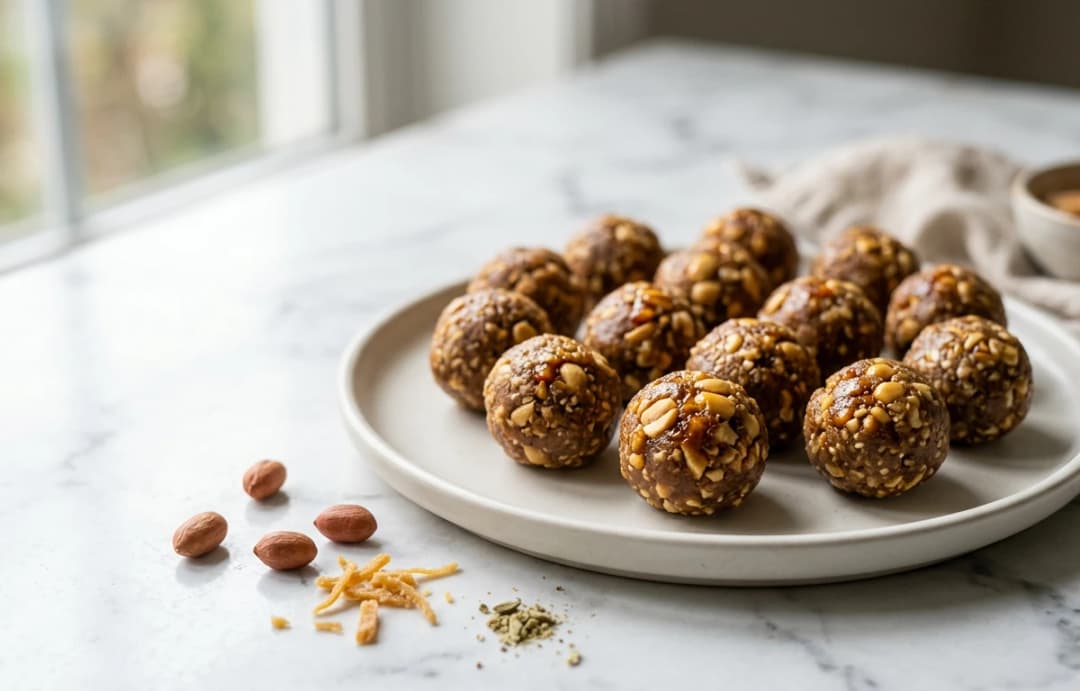 Peanut & Jaggery Energy Bites
