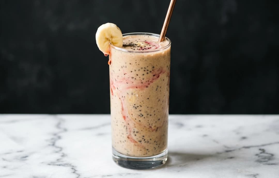 Peanut Butter Banana Protein Smoothie