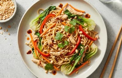 Peanut Noodles with Vegetables