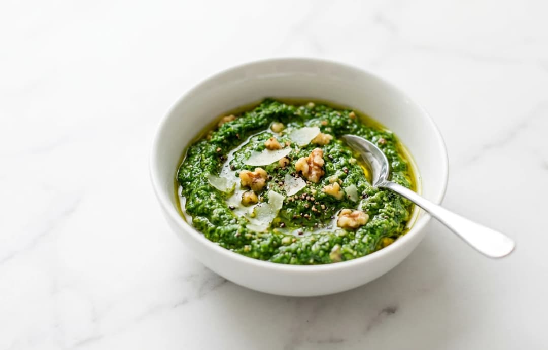 Peppery Arugula & Walnut Pesto