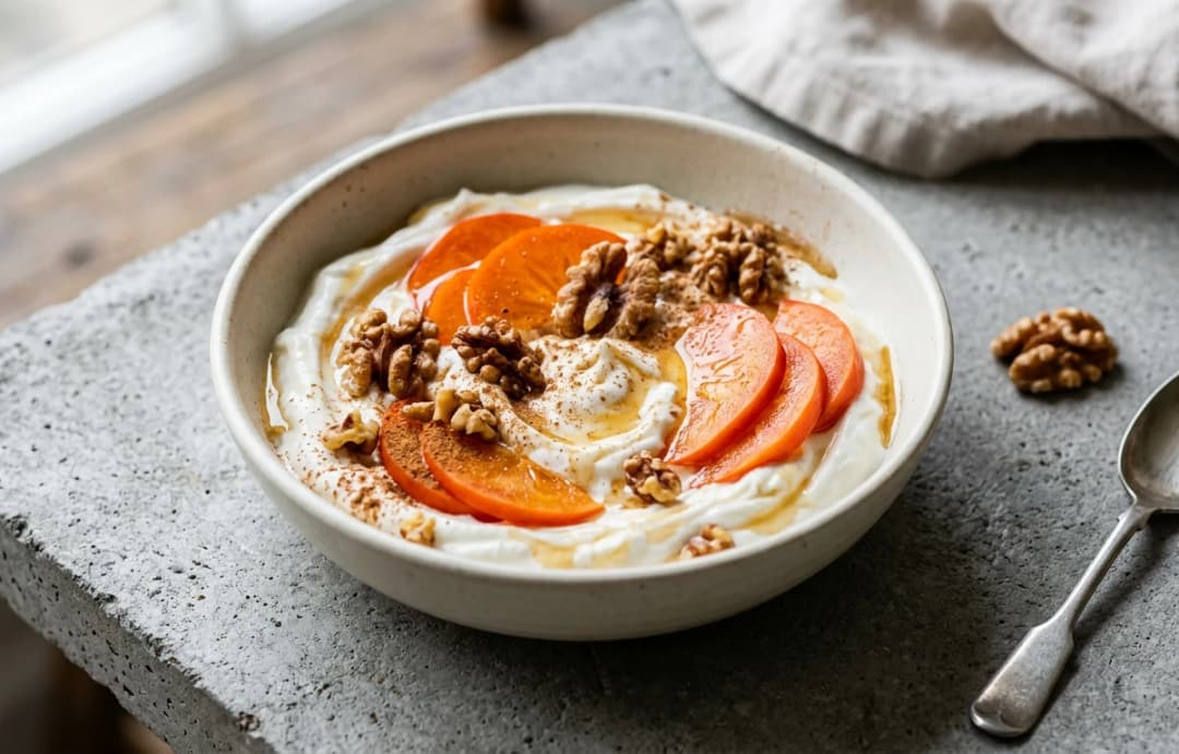 Persimmon Yogurt Swirl