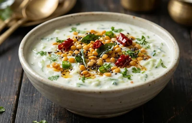 Pulihora, Perugu Pachadi and Biyyam Vadiyalu - Recipe 2