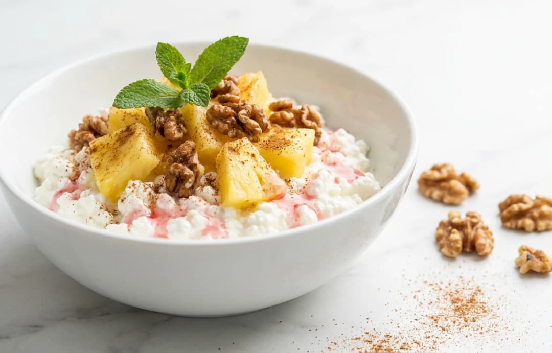 Pineapple & Cottage Cheese Bowl