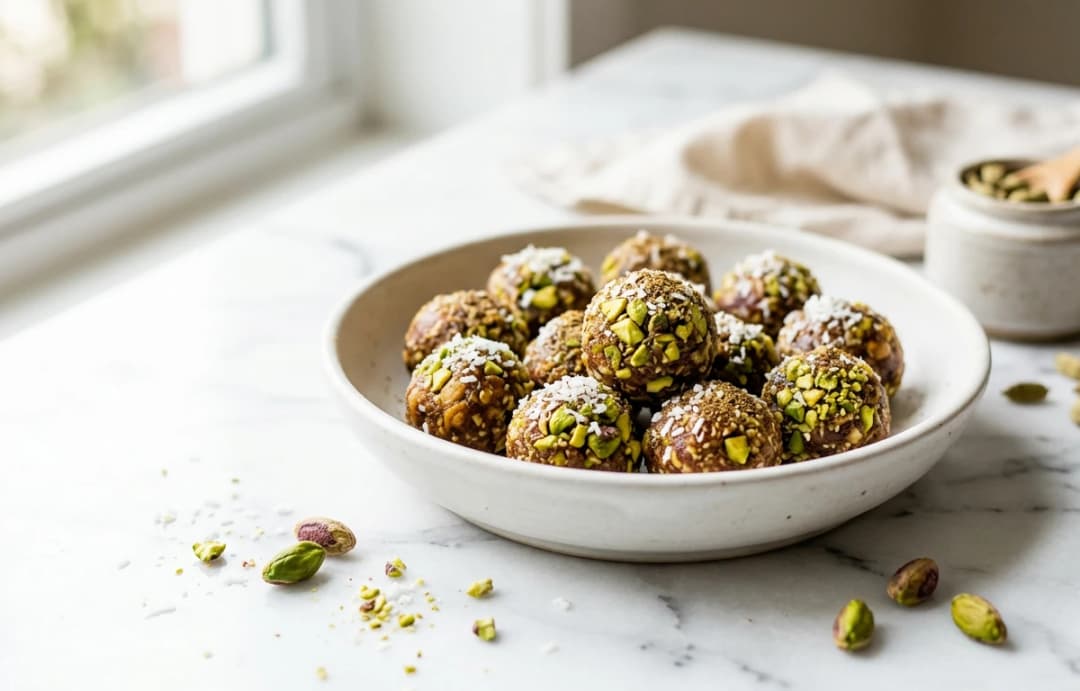 Pistachio & Cardamom Energy Bites