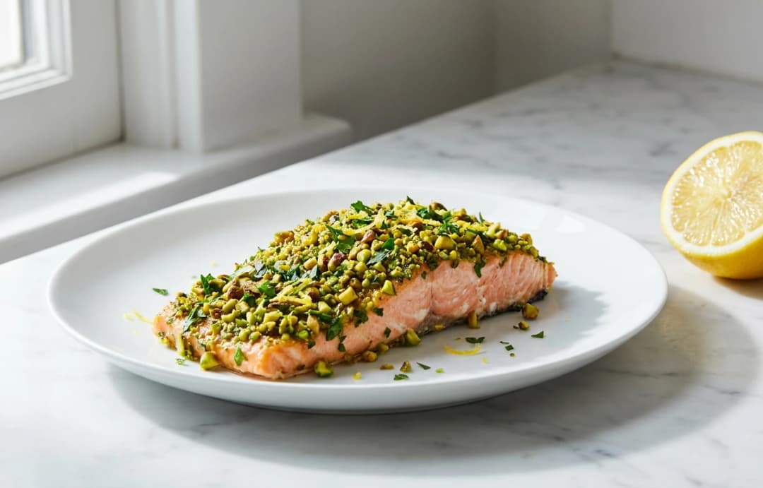 Pistachio Crusted Salmon