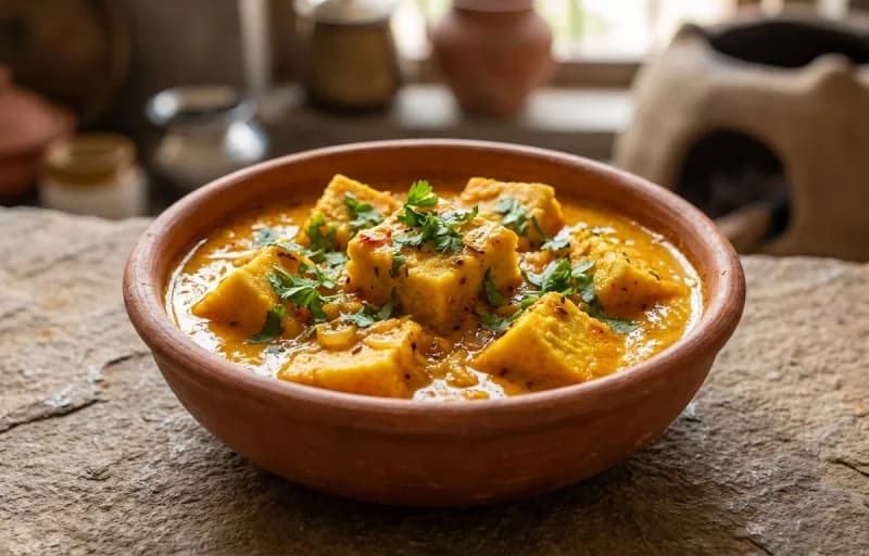 Pittod ki Sabzi, Makki di Roti and Mooli ka Laccha - Recipe 1