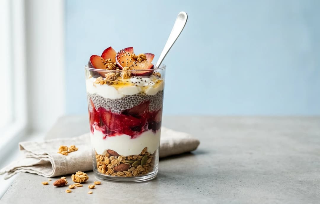 Plum & Chia Yogurt Parfait