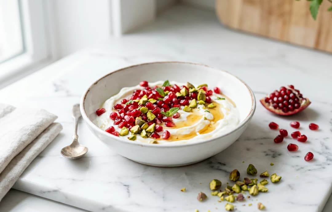 Pomegranate & Pistachio Yogurt Bowl