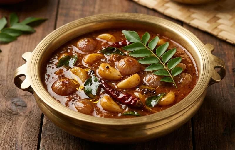 Idiyappam with Poondu Kuzhambu - Recipe 2