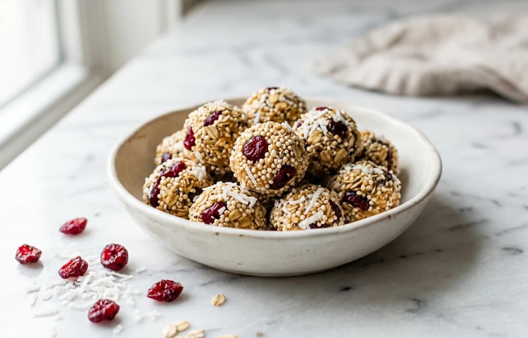 Popped Amaranth Energy Bites