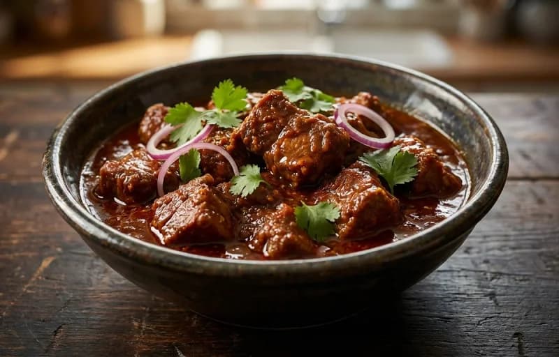 Pork Vindaloo with Goan Sannas - Recipe 1