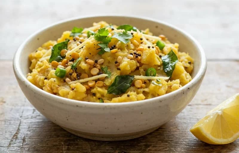 Lemon Rice with Potato Podimas - Recipe 2