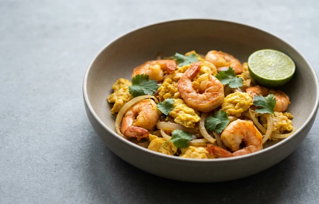 Prawn And Egg Stir-Fry
