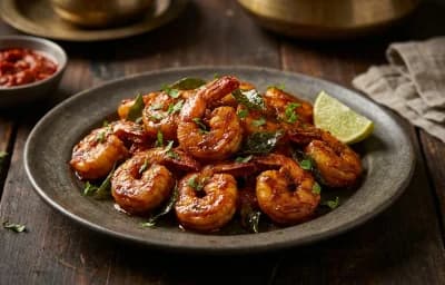 Prawn Pulimunchi Tawa Fry