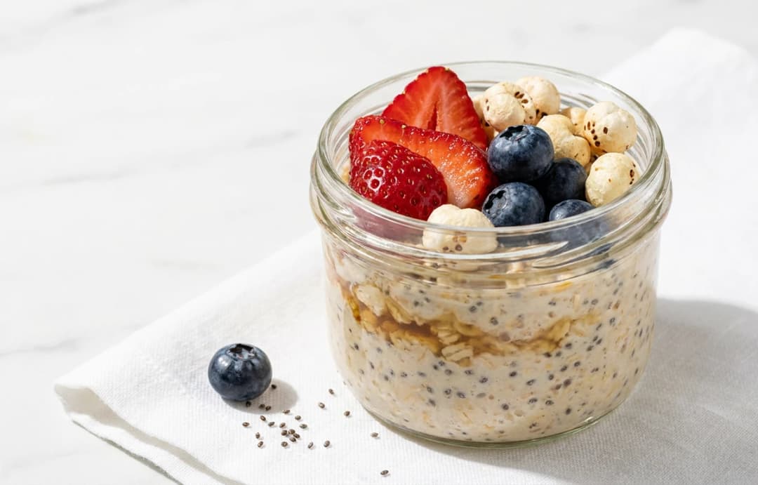 Prep-Ahead Protein Overnight Oats