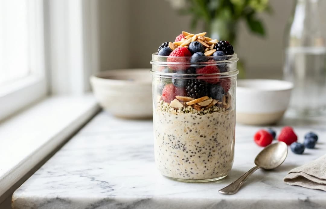 Protein-Boosted Overnight Oats