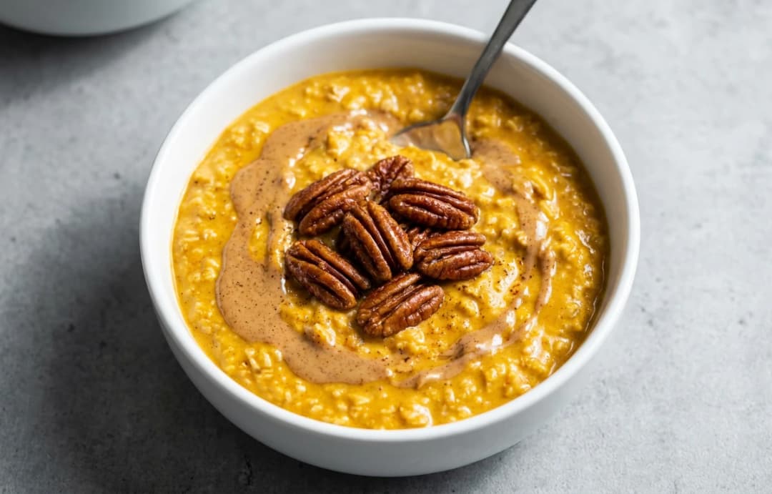 Pumpkin Pie Protein Overnight Oats