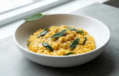 Pumpkin Sage Risotto