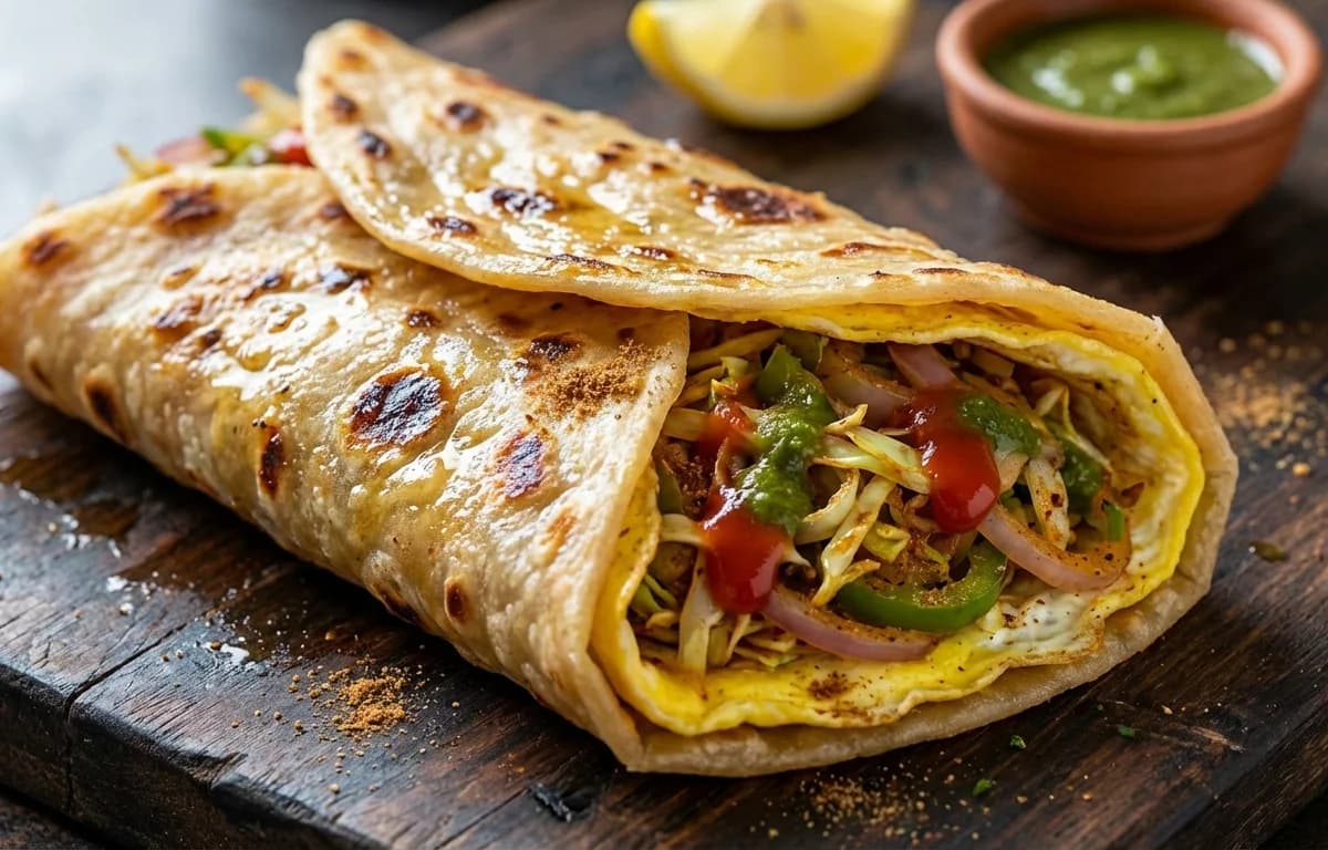 Punjabi Egg Roll