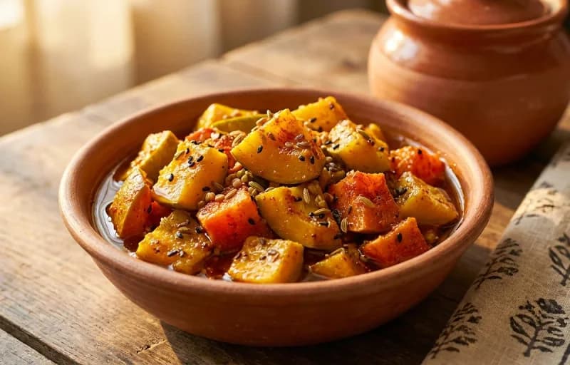 Dimer Porota with Punjabi Mango Pickle - Recipe 2