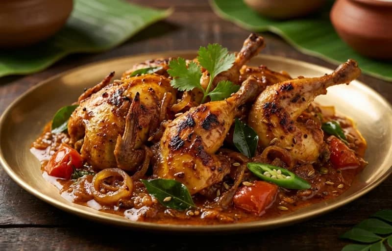 Quail Roast with Parotta - Recipe 1