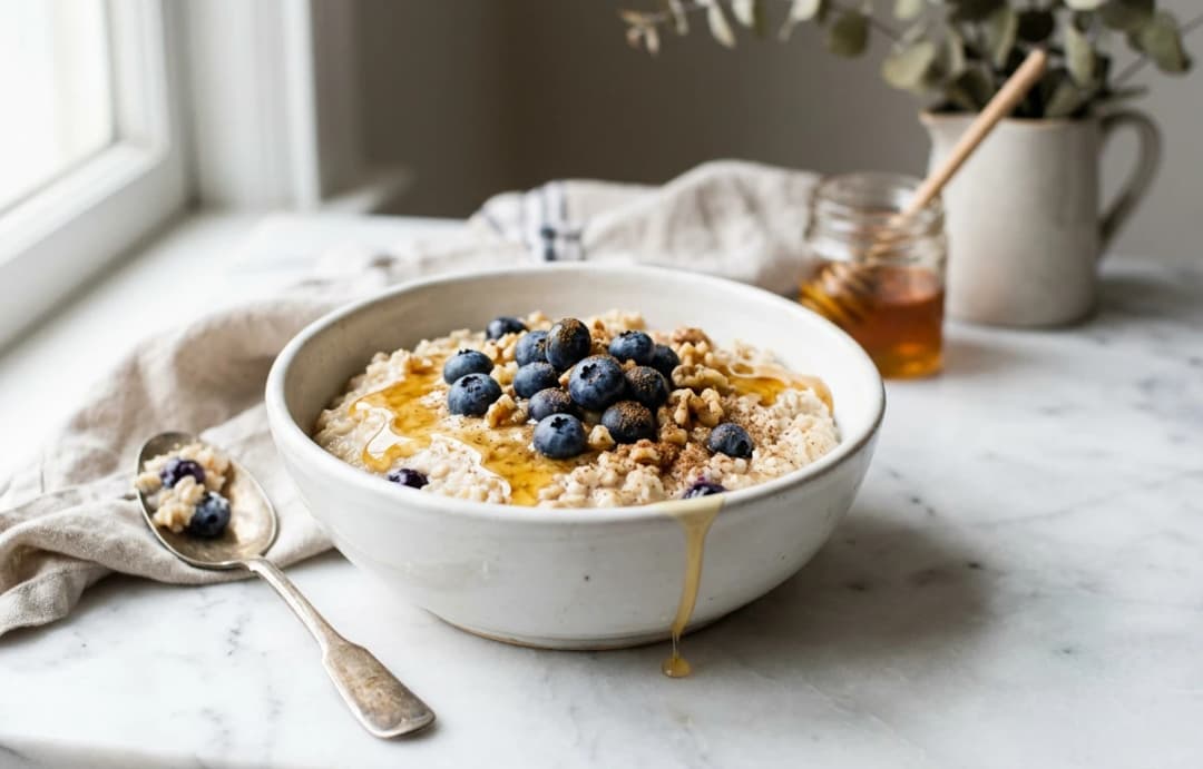 Quick Blueberry Oatmeal
