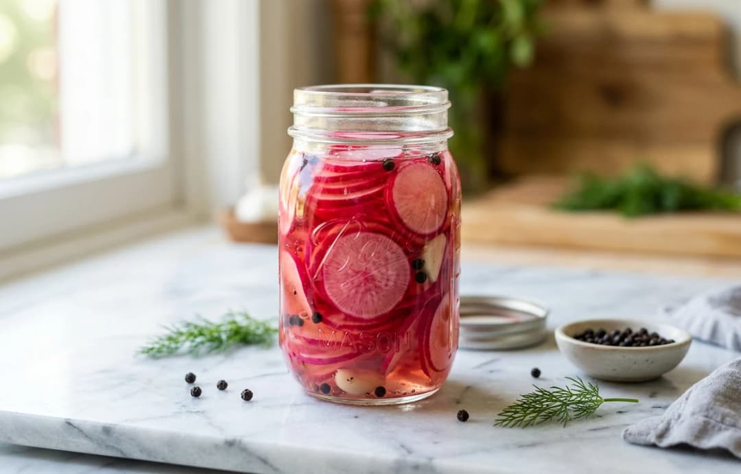 Quick-Pickled Radish Slices