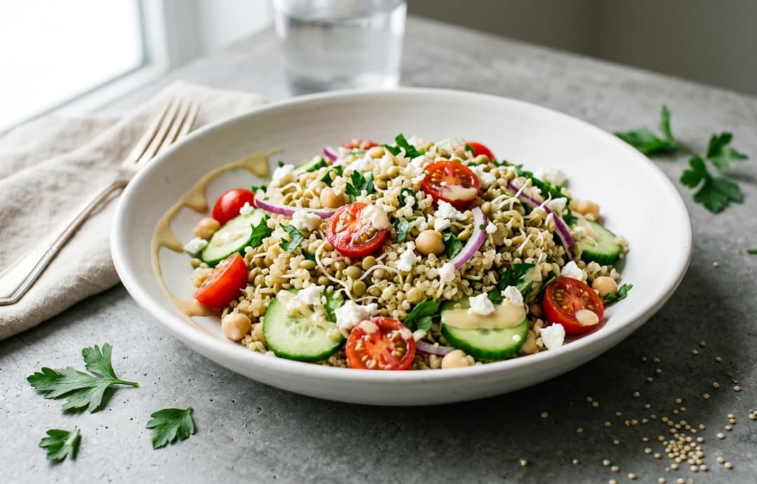 Quinoa & Sprout Power Salad