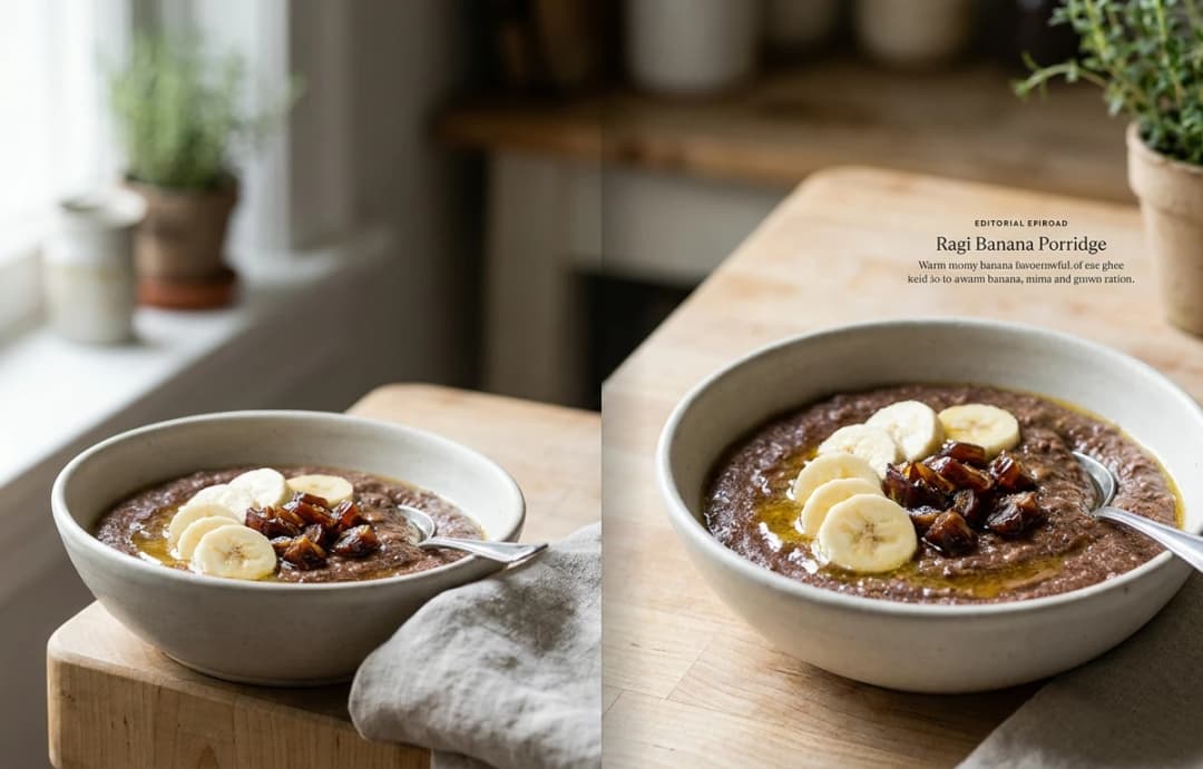 Ragi Banana Porridge