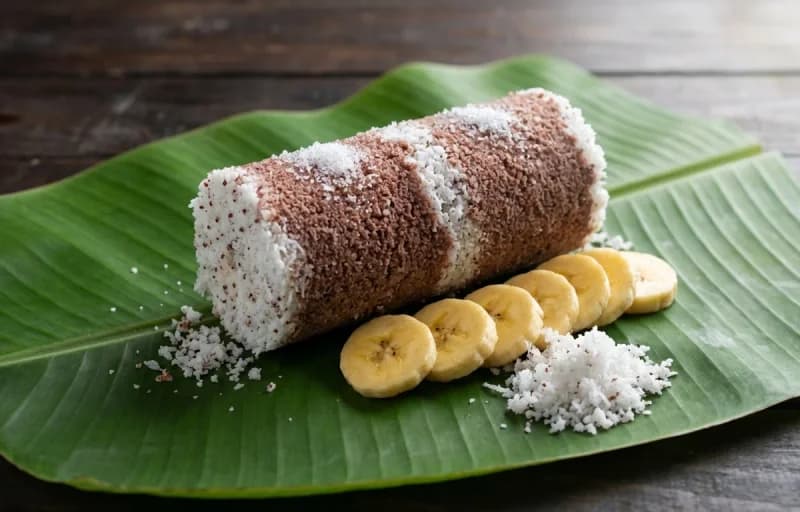 Ragi Puttu with Kerala Kadala Curry - Recipe 1