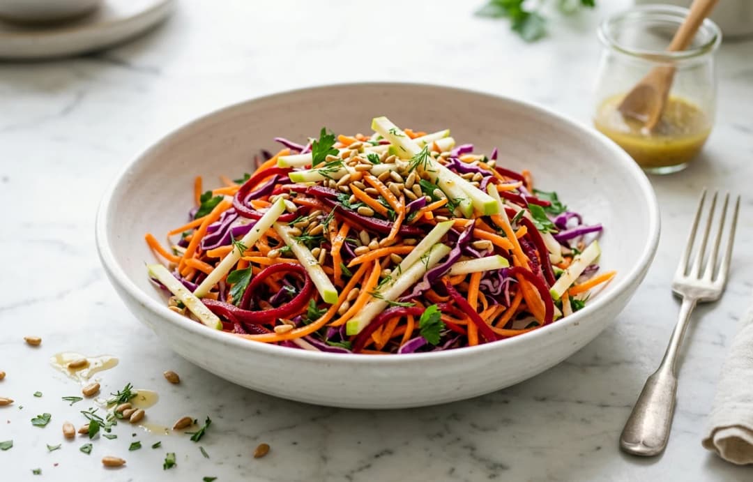 Rainbow Root Vegetable Slaw
