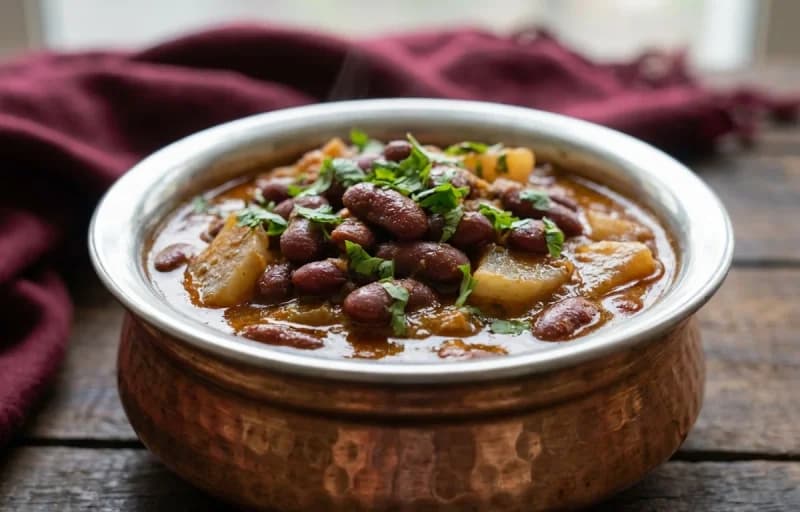 Kashmiri Pulao with Rajma Gogji - Recipe 2