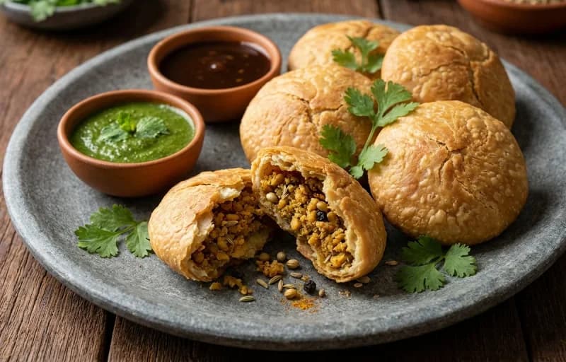 Ramganj Kachori with Pudhina Chutney - Recipe 1