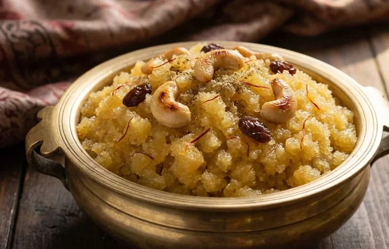 Kanda Poha with Rava Sheera - Recipe 2