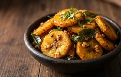Raw Banana Fry