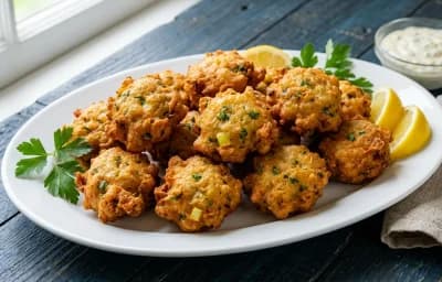 Razor Clam Fritters