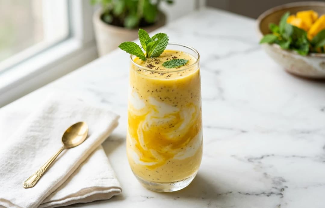 Refreshing Mango Lassi