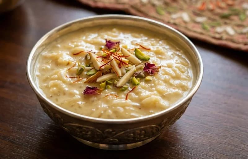 Puri with Rice Kheer - Recipe 2