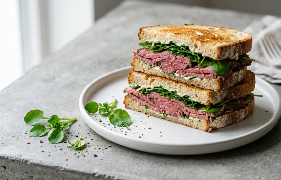 Roast Beef & Watercress Sandwich
