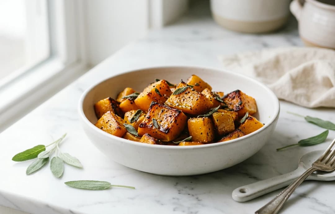 Roasted Butternut Squash with Sage