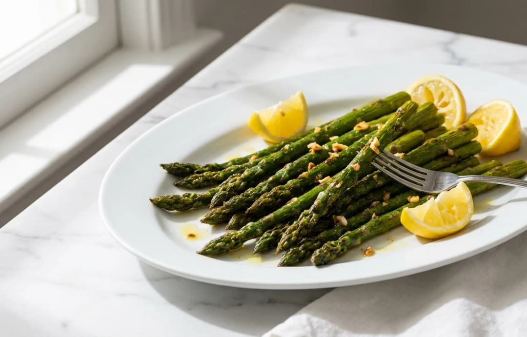 Roasted Lemon Asparagus