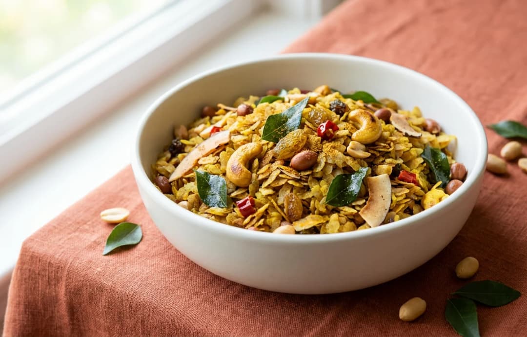 Roasted Poha Chivda